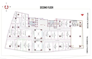 Floor Plan in  Shop at Abinandana Emerald, Manikonda – for Sale