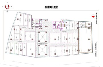 Floor Plan in  Shop at Abinandana Emerald, Manikonda – for Sale