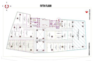 Floor Plan in  Shop at Abinandana Emerald, Manikonda – for Sale