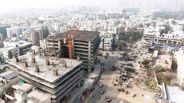 Exterior View, abinandana-emerald Commercial Shop 928 Sq.Ft. In Manikonda Hyderabad 9853999