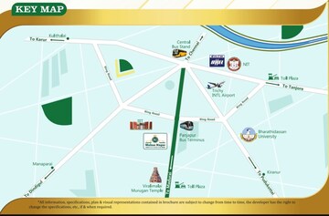  Plot – Map Location View at Panjappur - for Sale