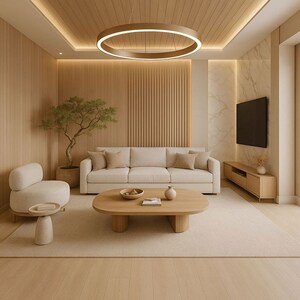 Living Room in 2 BHK Villa at Sathnur – for Sale