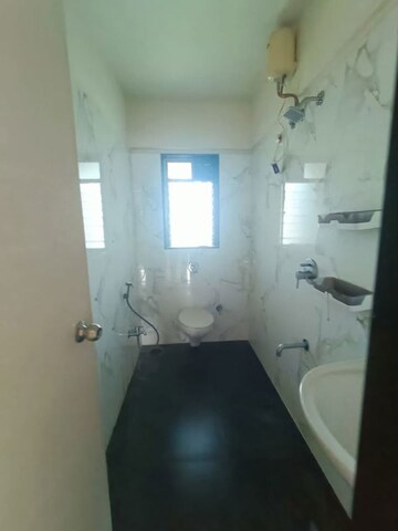 Bathroom in 1 BHK Apartment at Sanghvi Evana, Worli – for Rent