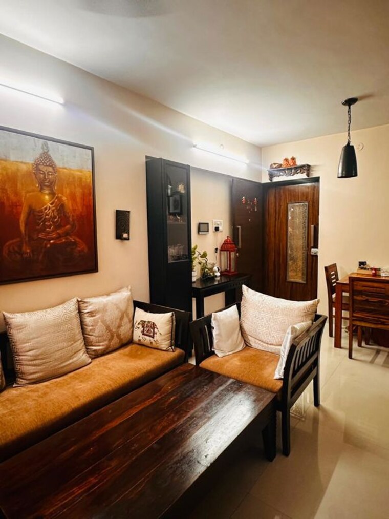 Living Room, veena-serenity 2 Bedroom 630 Sq.Ft. Apartment In Chembur Mumbai 9854134