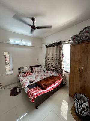 Bedroom in 2.5 BHK Apartment at Pride Green Fields, Pimple Nilakh – for Rent