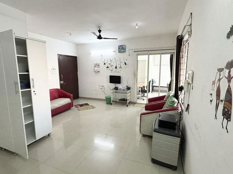 Living Room, chordia-icon-linera 3 Bedroom 1600 Sq.Ft. Apartment In Wakad Pune 9854177