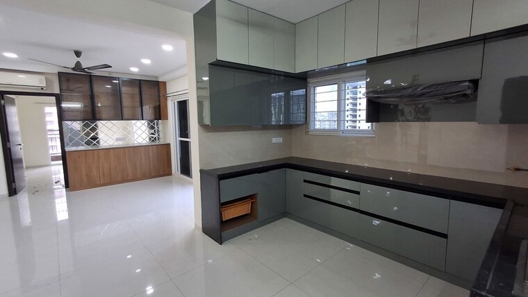 Kitchen, rajapushpa-provincia 3 Bedroom 2660 Sq.Ft. Apartment In Narsingi Hyderabad 9854181