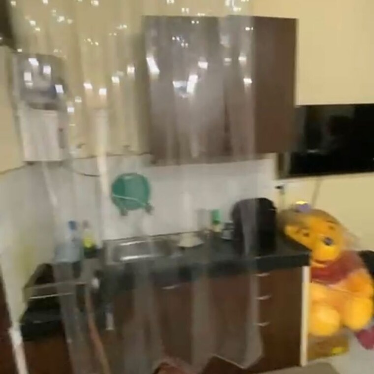 Kitchen, rwa-residential-society 1 RK 150 Sq.Ft. Builder Floor In Mohyal Colony Gurgaon 9854183