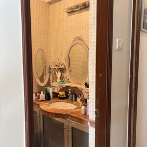 Bathroom in 3 BHK Apartment at Poseidon Apartment, Yari Road – for Rent