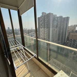 Balcony in 3 BHK Apartment at Poseidon Apartment, Yari Road – for Rent