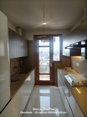 Kitchen in 3 BHK Builder Floor at Sector 12 Panchkula – for Sale