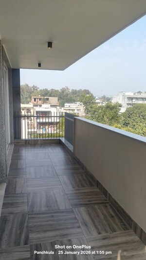 Balcony in 3 BHK Builder Floor at Sector 12 Panchkula – for Sale