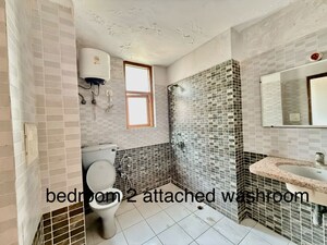 Bathroom in 3 BHK Apartment at Niho Marvel Scottish Garden, Ahinsa Khand 2 – for Rent