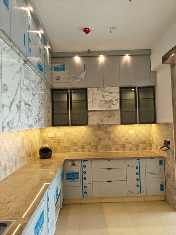 Kitchen in 4 BHK Apartment at Purvanchal Royal City, Chi V Greater Noida – for Rent