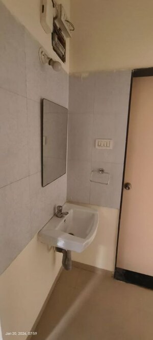 Bathroom in 2 BHK Apartment at The Grace Apartment, Aundh – for Rent