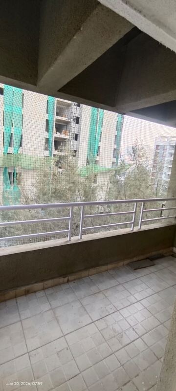 Balcony in 2 BHK Apartment at The Grace Apartment, Aundh – for Rent