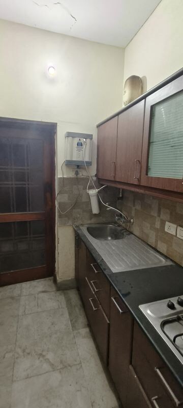 Kitchen in 1 BHK Independent House at Eldeco Greens Apartment, Gomti Nagar – for Rent