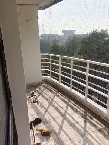 Balcony in 3 BHK Apartment at Mapsko Krishna Apra Gardens, Vaibhav Khand – for Rent