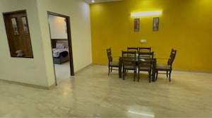 Dining area in 3.5 BHK Builder Floor at Kishanpur – for Rent