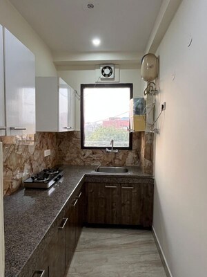 Bathroom in 1 BHK Builder Floor at Vipul Square, Sushant Lok I – for Rent