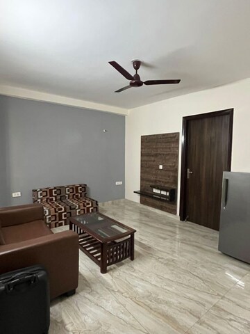 Living Room in 1 BHK Builder Floor at Vipul Square, Sushant Lok I – for Rent