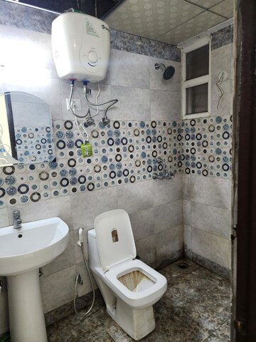 Bathroom in 2 BHK Apartment at Saya Gold Avenue, Vaibhav Khand – for Rent