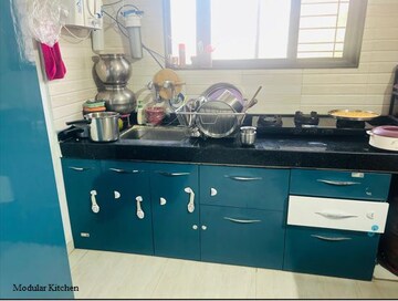 Kitchen in 1 BHK Apartment at Om Krishna Kamal Serenity, Wagholi – for Rent