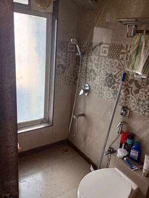 Bathroom in 2 BHK Apartment at Sheth Irene, Malad West – for Rent