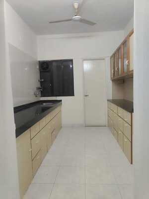 Kitchen in 3 BHK Apartment at Twin Towers Apartment, Aundh – for Rent