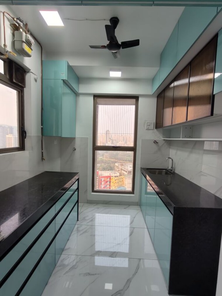 Kitchen, raymond-ten-x-habitat 1 Bedroom 450 Sq.Ft. Apartment In Pokhran Road No Two Thane 9854422