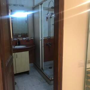 Bathroom in 2 BHK Builder Floor at Lajpat Nagar I – for Rent