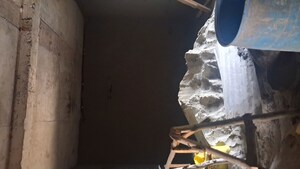 Staircase in 4 BHK Builder Floor at BPTP District, Sector 81 – for Sale