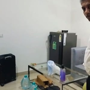 Living Room in 1 BHK Builder Floor at RWA Residential Society, Mohyal Colony – for Rent