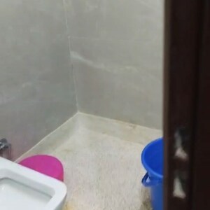 Bathroom in 1 BHK Builder Floor at RWA Residential Society, Mohyal Colony – for Rent