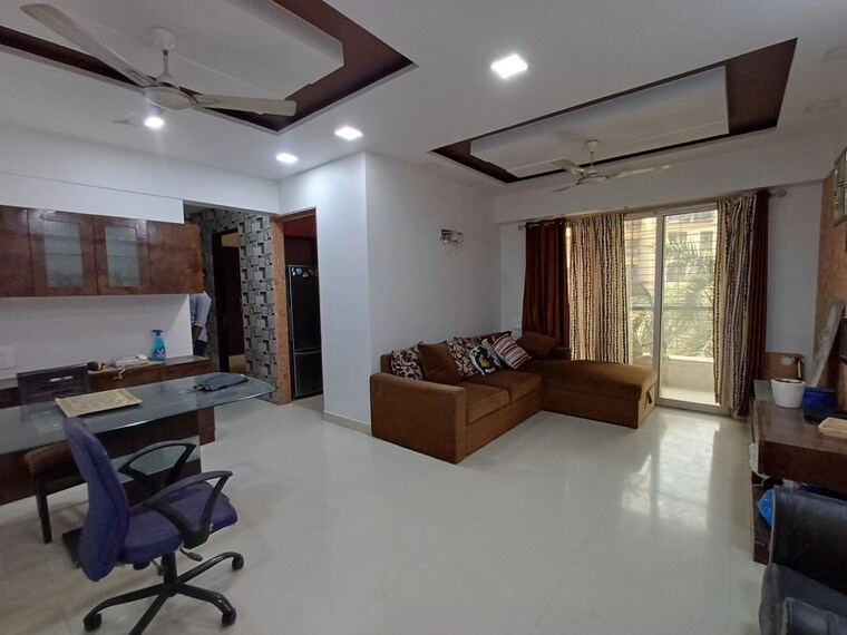 Living Room, ravi-estate 2 Bedroom 1040 Sq.Ft. Apartment In Pokhran Road No One Thane 9854495