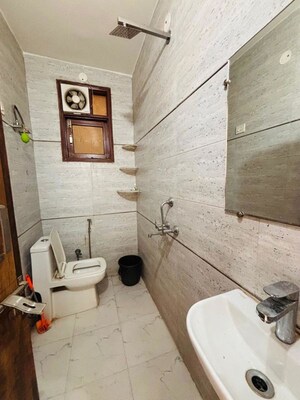 Bathroom in 3 BHK Builder Floor at Saket – for Rent