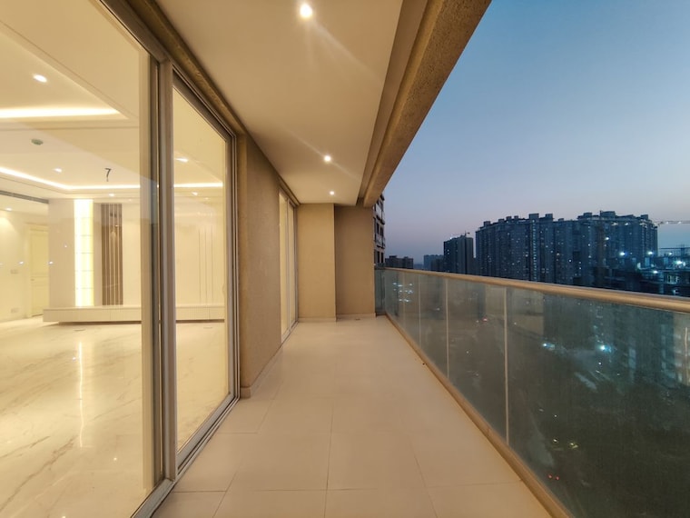 Balcony, bhartiya-city-leela-residences 3 Bedroom 3118 Sq.Ft. Apartment In Thanisandra Main Road Bangalore 9854518