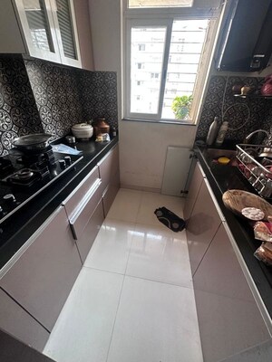 Kitchen in 1 BHK Apartment at Lodha Amara, Kolshet Road – for Rent