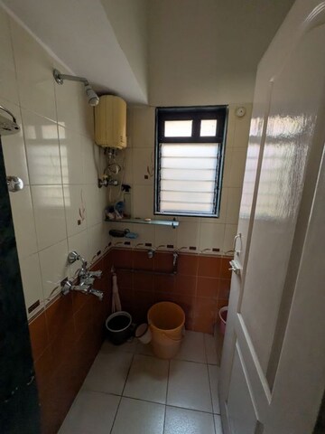 Bathroom in 2 BHK Apartment at Tulshidham Complex, Thane West – for Rent