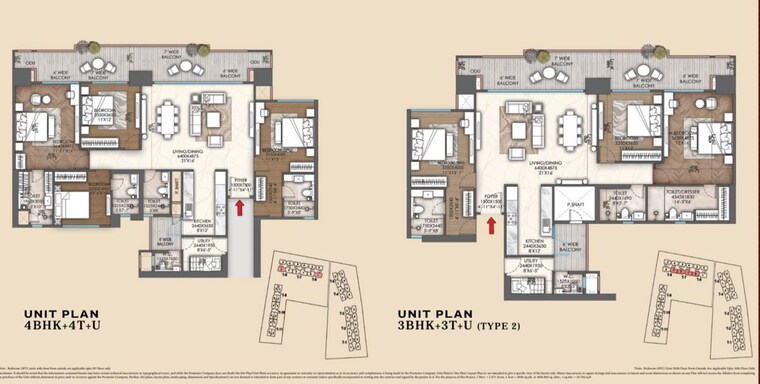 Floor Plan, signature-global-sarvam 3 Bedroom 1840 Sq.Ft. Apartment In Sector 37d Gurgaon 9854613