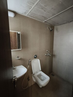 Bathroom in 1.5 BHK Apartment at Runwal Gardens, Dombivli East – for Rent