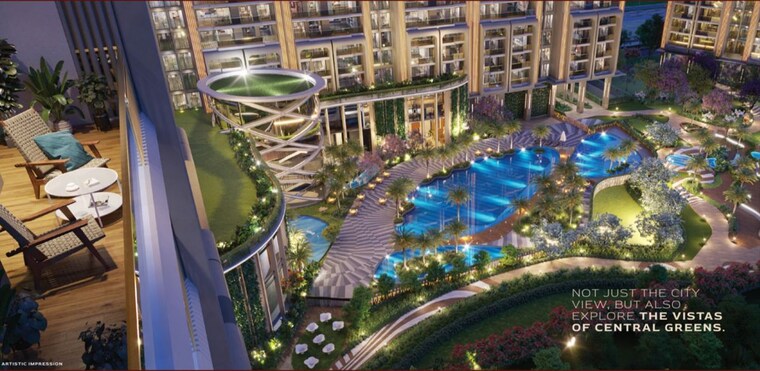 Balcony, signature-global-sarvam 3 Bedroom 2260 Sq.Ft. Apartment In Sector 37d Gurgaon 9854641