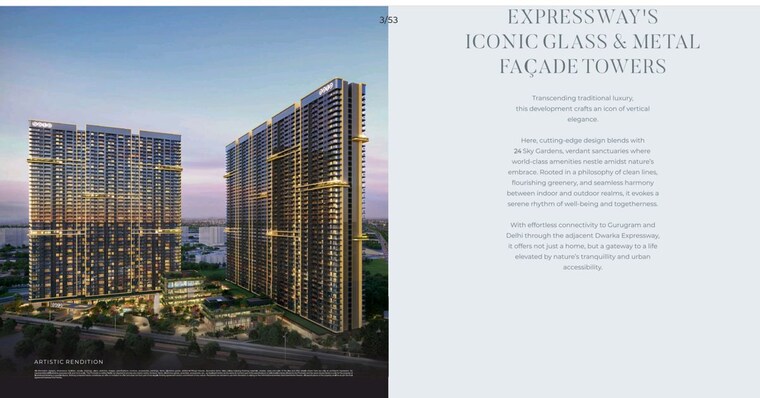 Exterior View, bptp-gaia-residences 3 Bedroom 2450 Sq.Ft. Apartment In Sector 102 Gurgaon 9854630