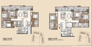 Floor Plan in 3 BHK Apartment at Signature Global Sarvam, Sector 37d – for Sale