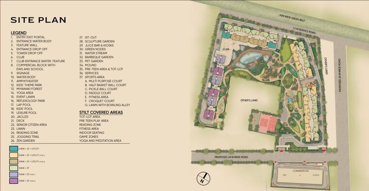 Master Plan, signature-global-sarvam 3 Bedroom 2340 Sq.Ft. Apartment In Sector 37d Gurgaon 9854653