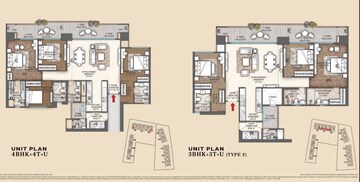 Floor Plan in 4 BHK Apartment at Signature Global Sarvam, Sector 37d – for Sale