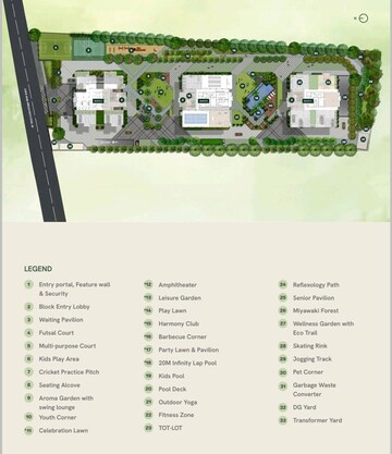 Master Plan in 2 BHK Apartment at Disha Harmony Gardens, Kyalasanahalli – for Sale