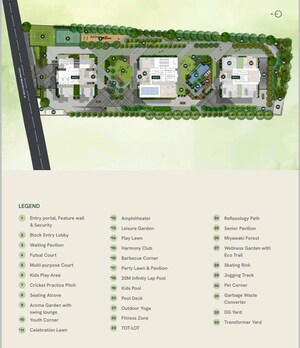 Master Plan in 3 BHK Apartment at Disha Harmony Gardens, Kyalasanahalli – for Sale