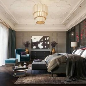 Living Room in 3 BHK Apartment at Forum Serendipity, Valmiki Nagar – for Rent