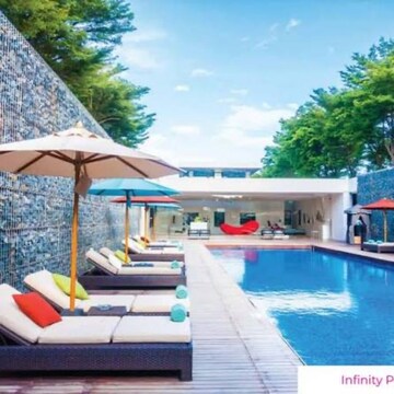 Swimming Pool in 2 BHK Apartment at Gurukrupa Nirmalam, Kherwadi – for Rent